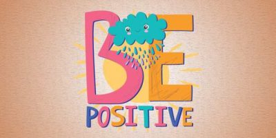Be positive Facebook cover photo