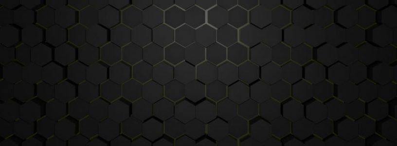 Black honeycomb Facebook cover photo