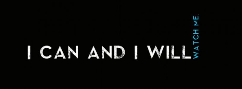 I can and I will Facebook cover photo