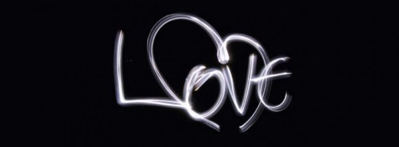 Love in the heart Facebook cover photo