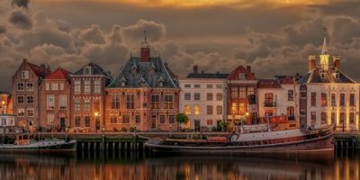 Old Port Of Maasslui Netherlands Facebook cover photo