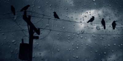 Raining Facebook cover photo